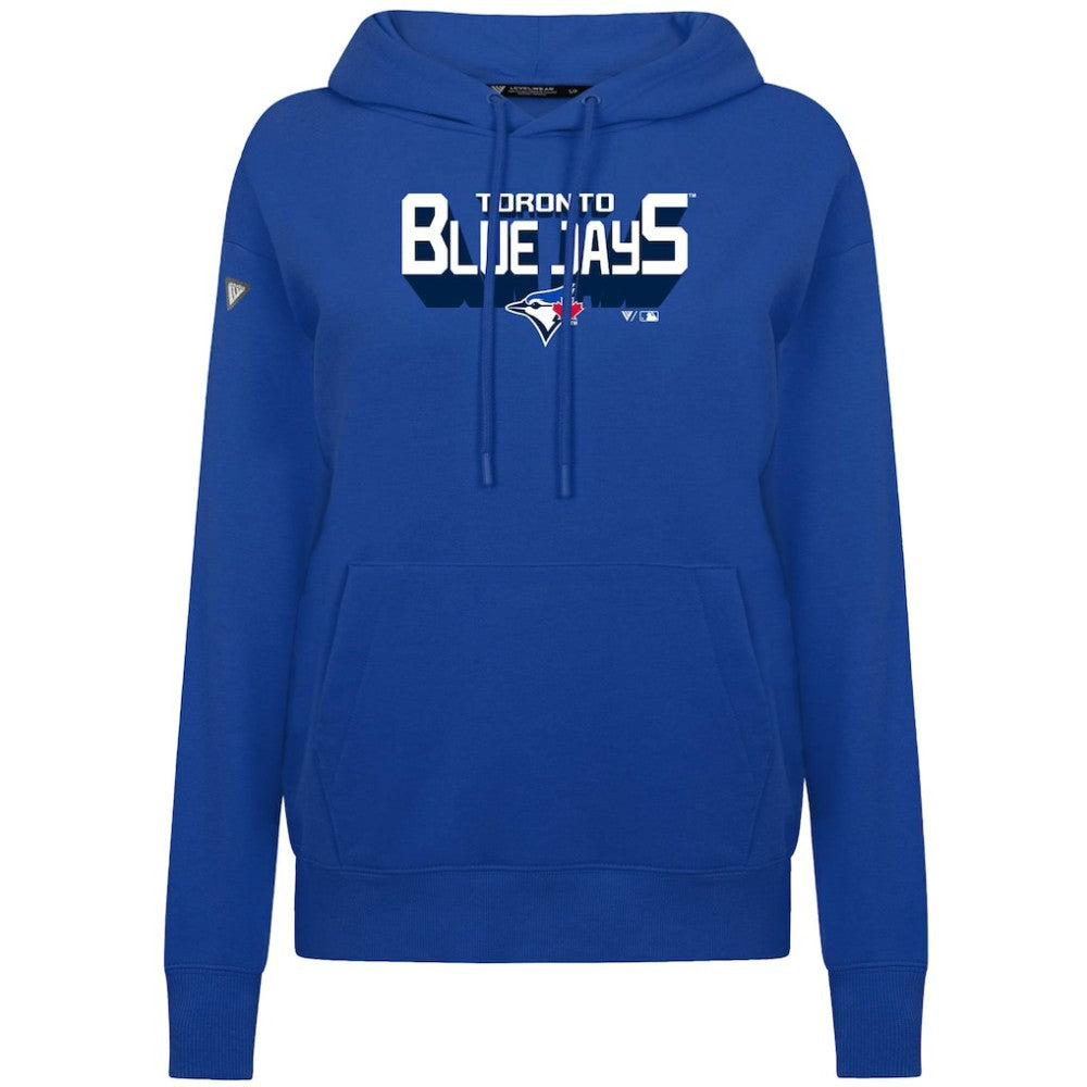 Toronto Blue Jays Levelwear Women's Adorn Retro 3D Pullover Hoodie | MLB Online
