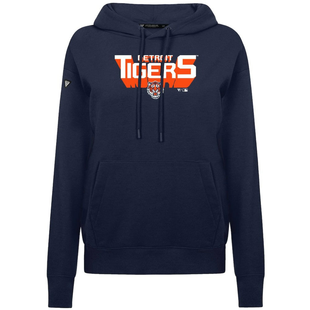 Detroit Tigers Levelwear Women's Adorn Retro 3D Pullover Hoodie | MLB Near me