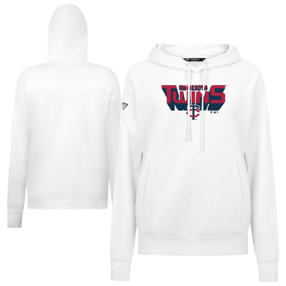 Minnesota Twins Levelwear Women's Adorn Retro 3D Pullover Hoodie | MLB Outlet