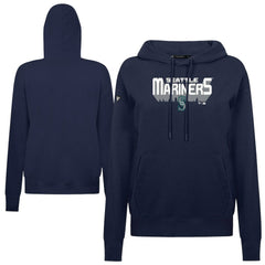 Seattle Mariners Levelwear Women's Adorn Retro 3D Pullover Hoodie | MLB Online