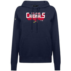 St. Louis Cardinals Levelwear Women's Adorn Retro 3D Pullover Hoodie | MLB Shop