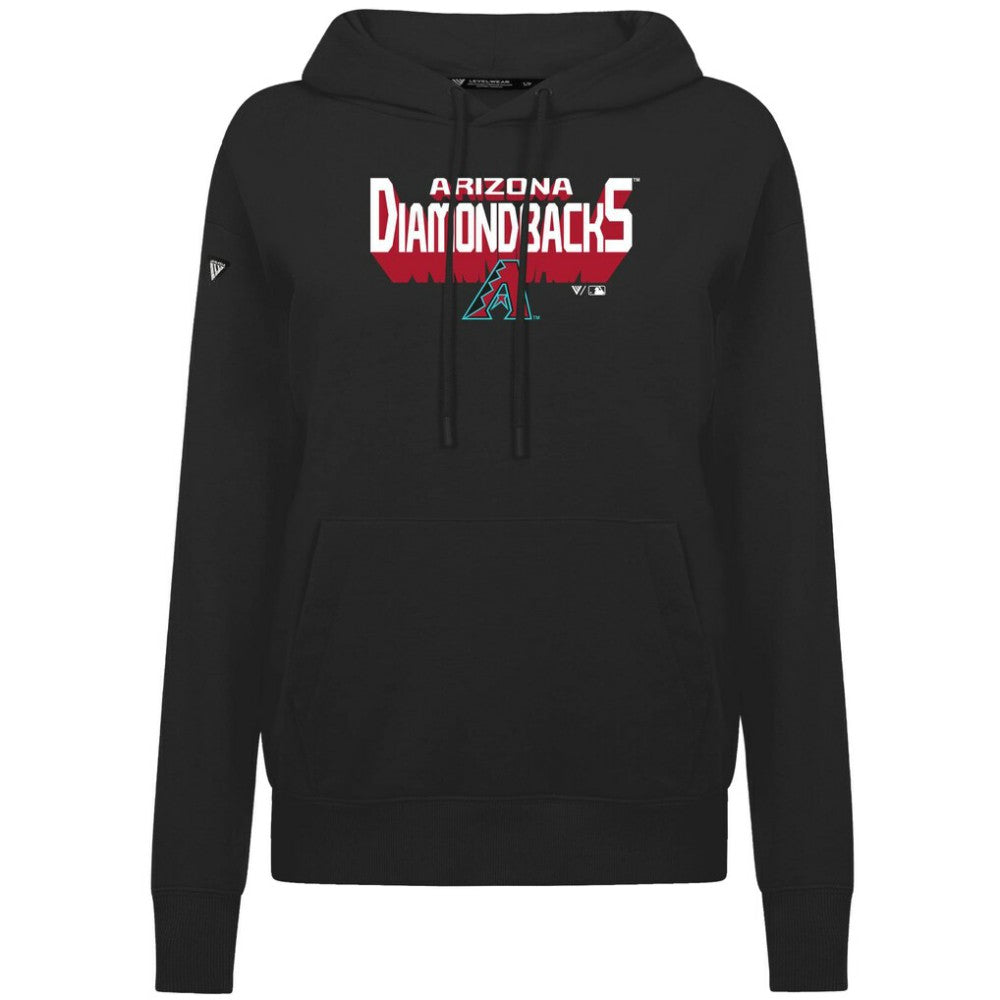 Arizona Diamondbacks Levelwear Women's Adorn Retro 3D Pullover Hoodie | MLB Outlet