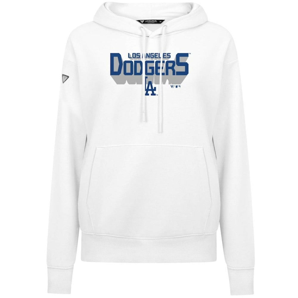 Los Angeles Dodgers Levelwear Women's Adorn Retro 3D Pullover Hoodie | MLB US