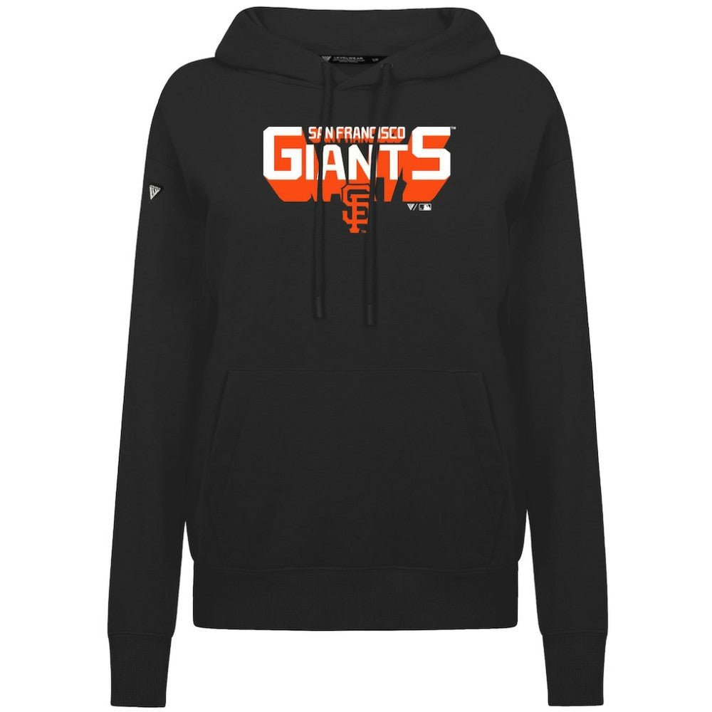 San Francisco Giants Levelwear Women's Adorn Retro 3D Pullover Hoodie | MLB New