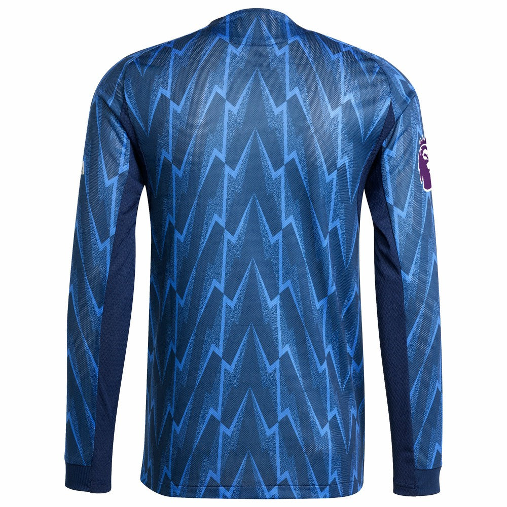Arsenal 2025/26 Away Long Sleeve Jersey with Patch Blue - Adidas