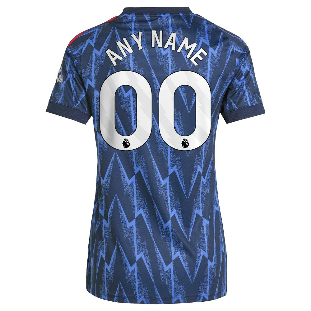 Arsenal Women's 2025/26 Away Replica Custom Jersey Blue - Adidas