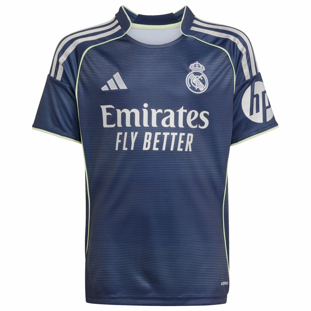 Real Madrid Youth 2025/26 Away Replica Custom Jersey Blue - Adidas