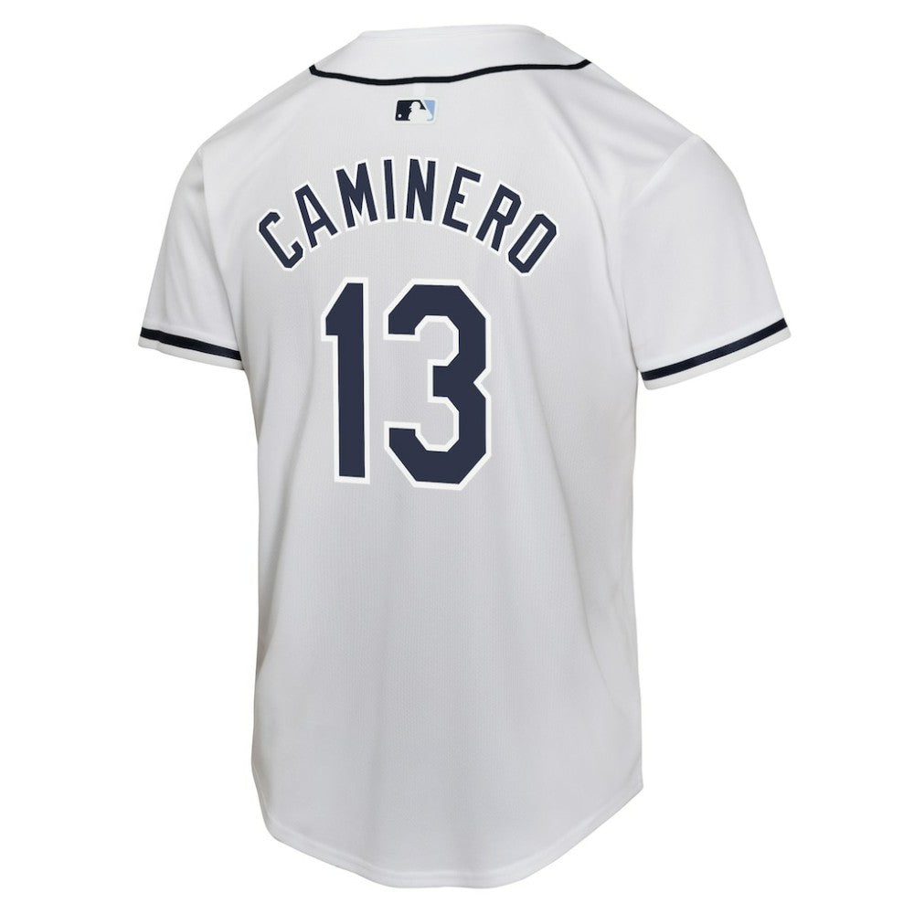 Junior Caminero Tampa Bay Rays Nike Youth Home Player Game Jersey | MLB Outlet