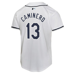 Junior Caminero Tampa Bay Rays Nike Youth Home Player Game Jersey | MLB Outlet