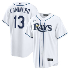 Junior Caminero Tampa Bay Rays Nike Youth Home Replica Jersey | MLB New
