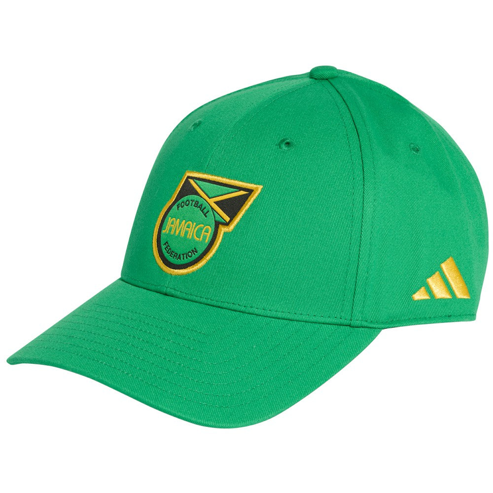 Jamaica National Team Unisex Team Baseball Adjustable Hat Green - Adidas