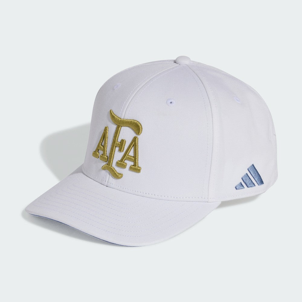 Argentina National Team Unisex FIFA x World Cup Team Snapback Hat White - Adidas