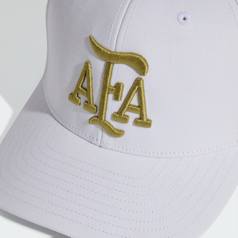 Argentina National Team Unisex FIFA x World Cup Team Snapback Hat White - Adidas