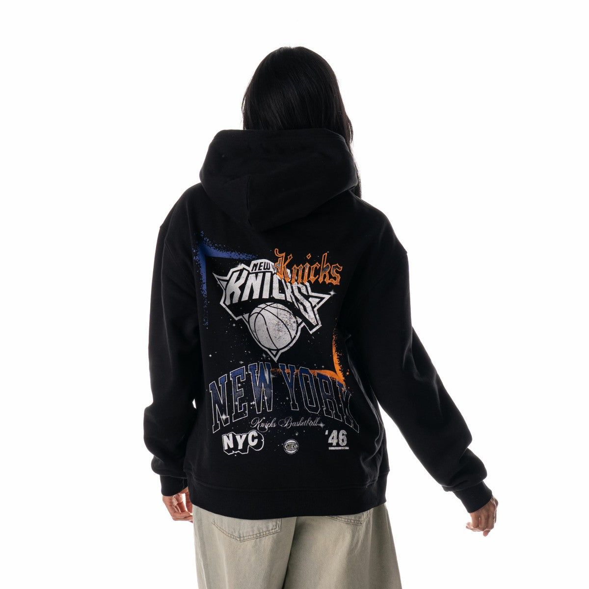New York Knicks The Wild Collective Unisex Splatter Premium Hoodie Online