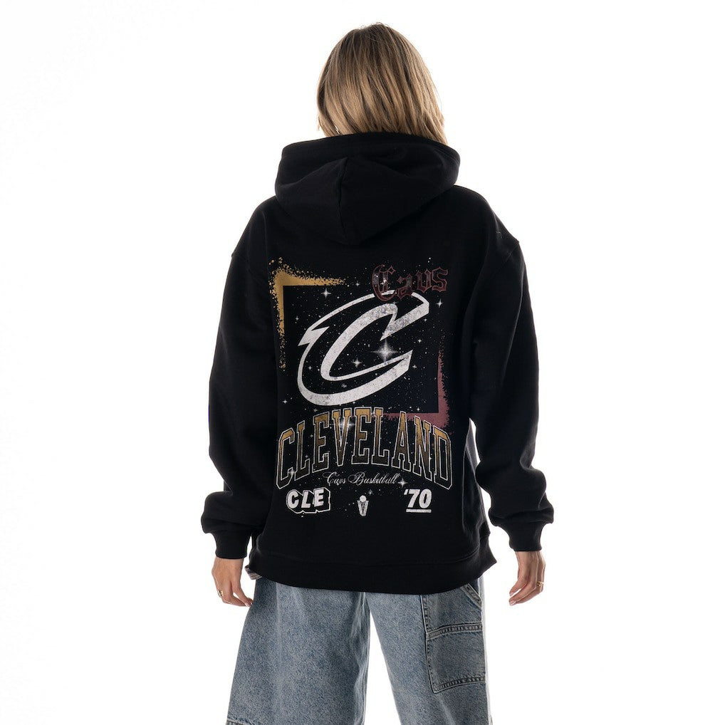 Cleveland Cavaliers The Wild Collective Unisex Splatter Premium Hoodie On Sale