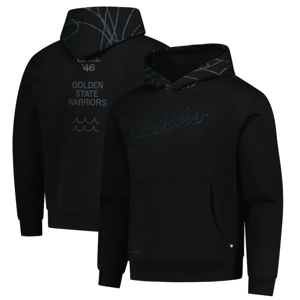 Golden State Warriors The Wild Collective Unisex Blackout Hoodie discount New