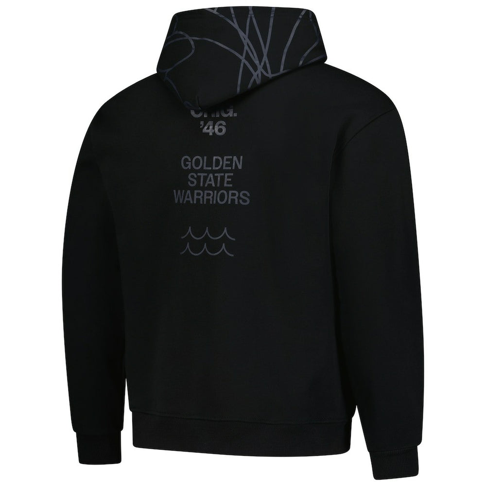 Golden State Warriors The Wild Collective Unisex Blackout Hoodie discount New