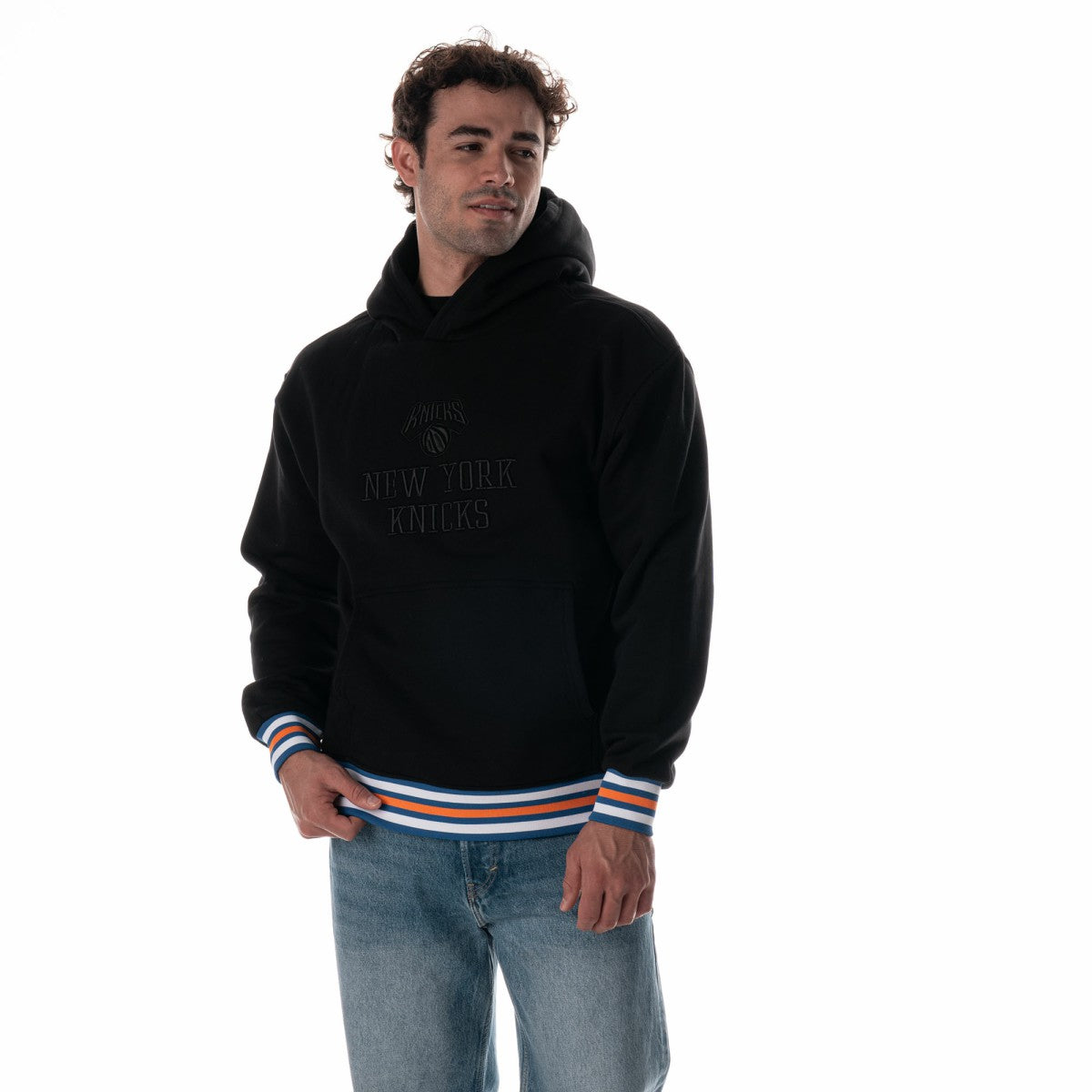 New York Knicks The Wild Collective Unisex Custom Rib Tonal Premium Hoodie New