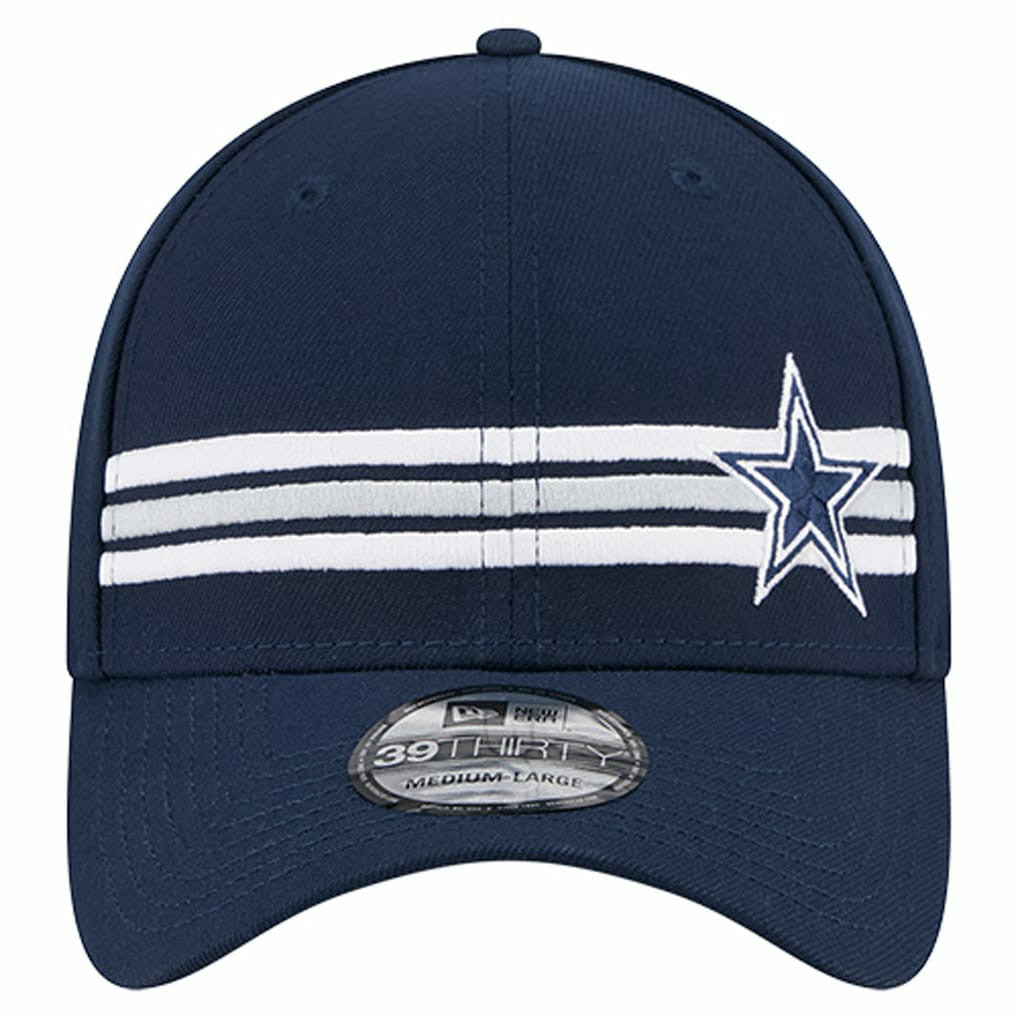 Dallas Cowboys New Era Stripes 39THIRTY Flex Hat