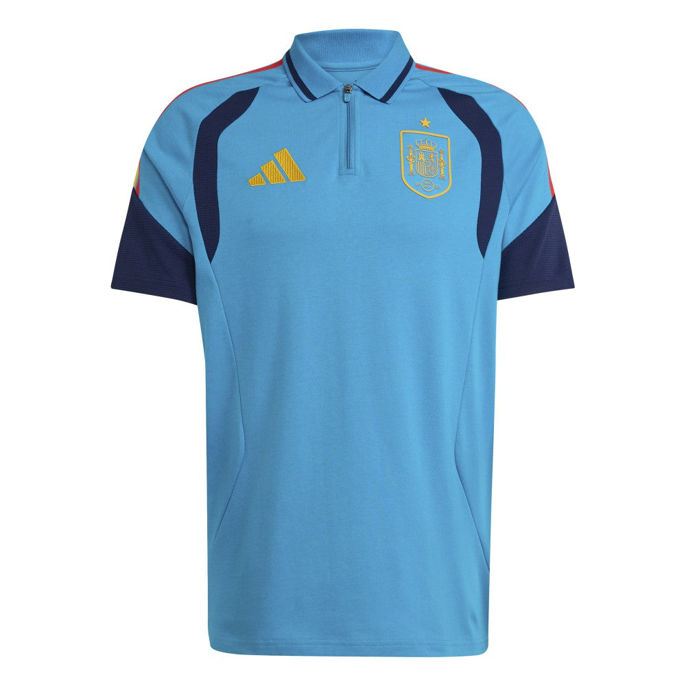 Spain National Team 2026 Tiro Training Polo Turquoise - Adidas