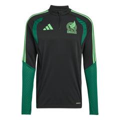 Mexico National Team FIFA x World Cup 2026 Tiro Quarter-Zip Training Top Black - Adidas