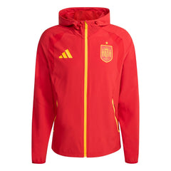 Spain National Team FIFA x World Cup 2026 Full-Zip Travel Windbreaker Jacket Red - Adidas
