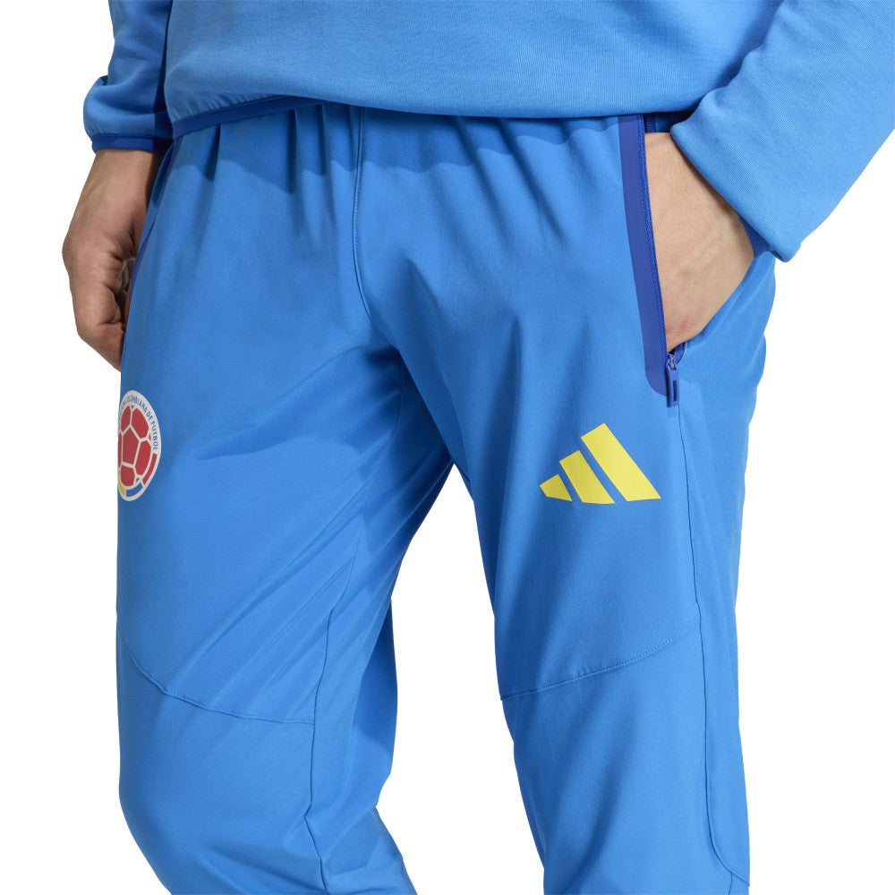 Colombia National Team FIFA x World Cup 2026 Tiro Travel Pants Blue - Adidas