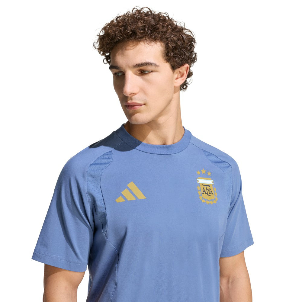 Argentina National Team FIFA x World Cup Tiro Travel T-Shirt Blue - Adidas