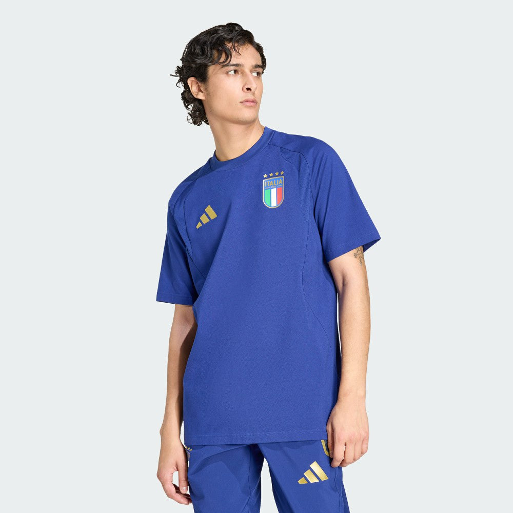 Italy National Team FIFA x World Cup Tiro Travel T-Shirt Blue - Adidas