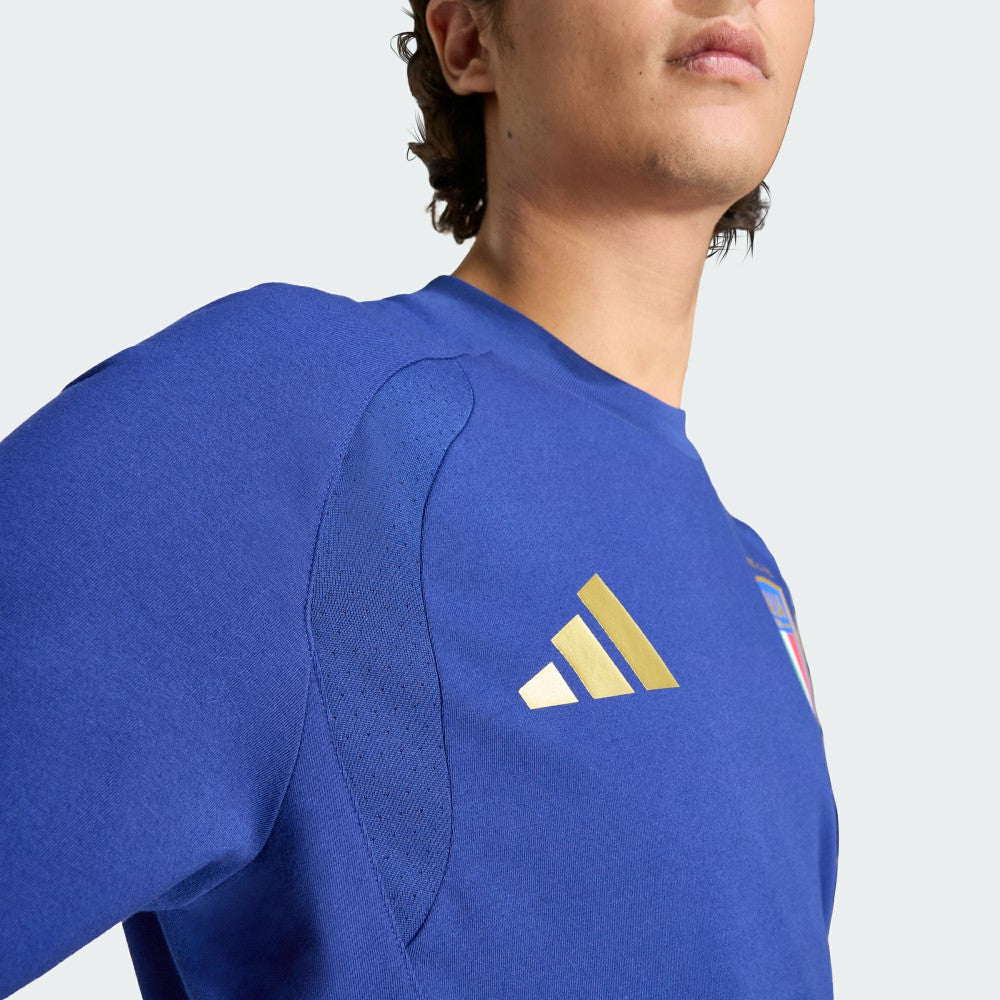 Italy National Team FIFA x World Cup Tiro Travel T-Shirt Blue - Adidas