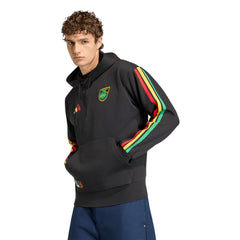 Jamaica National Team Alphaskin Fleece Hoodie Black - Adidas