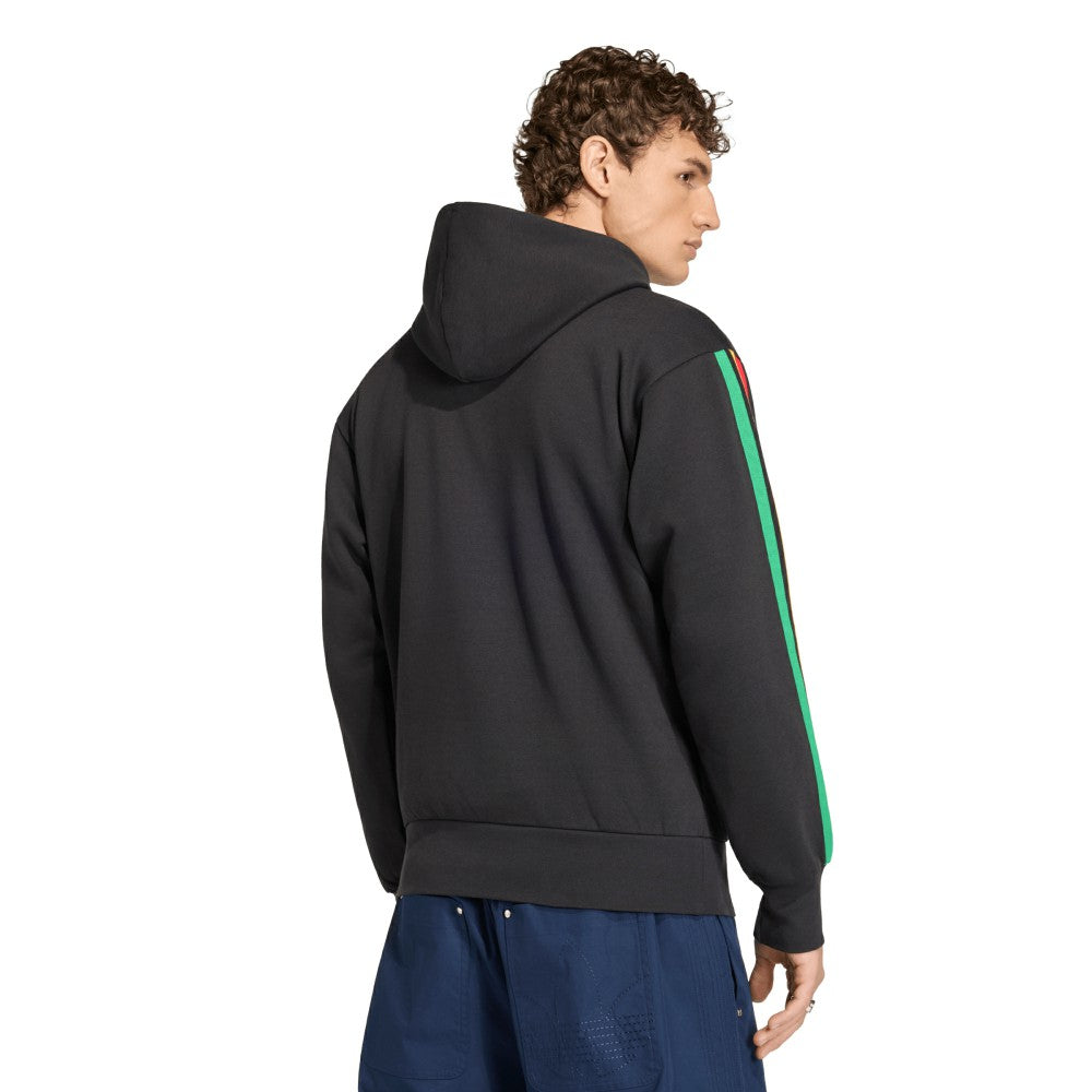 Jamaica National Team Alphaskin Fleece Hoodie Black - Adidas