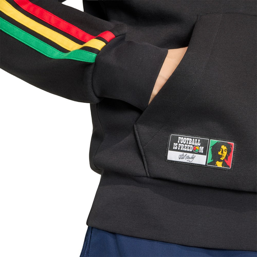 Jamaica National Team Alphaskin Fleece Hoodie Black - Adidas