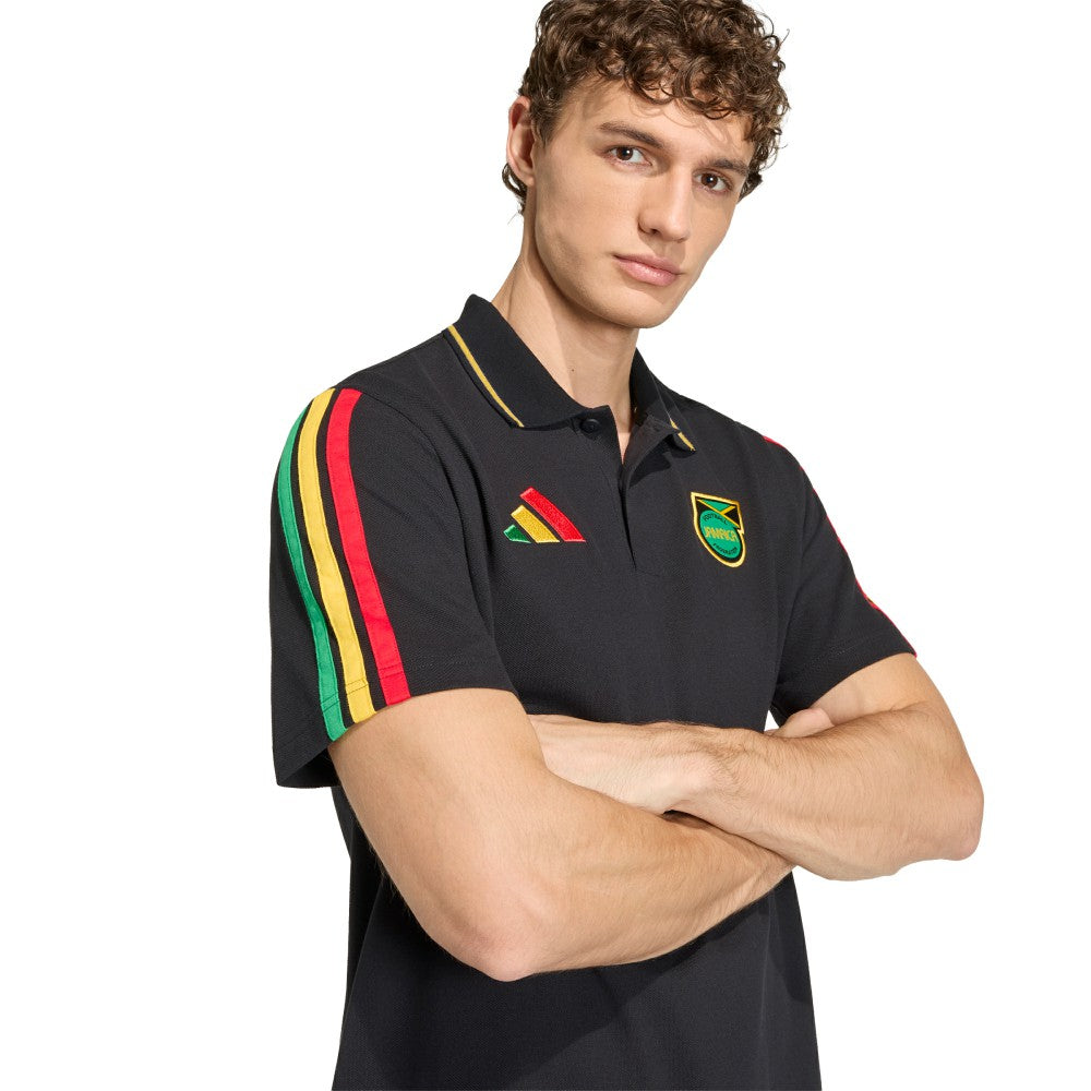 Jamaica National Team Alphaskin Polo Black - Adidas