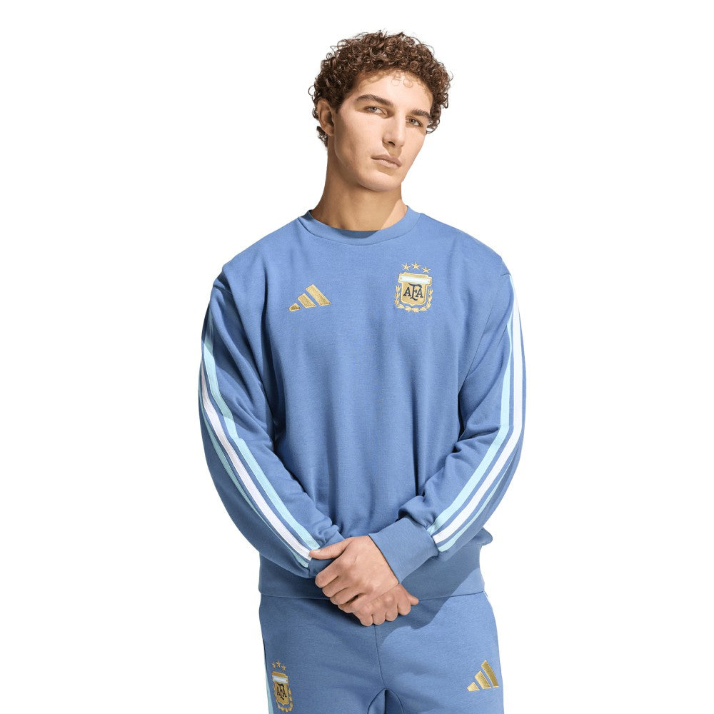 Argentina National Team FIFA x World Cup Alphaskin Crewneck Sweatshirt Blue - Adidas