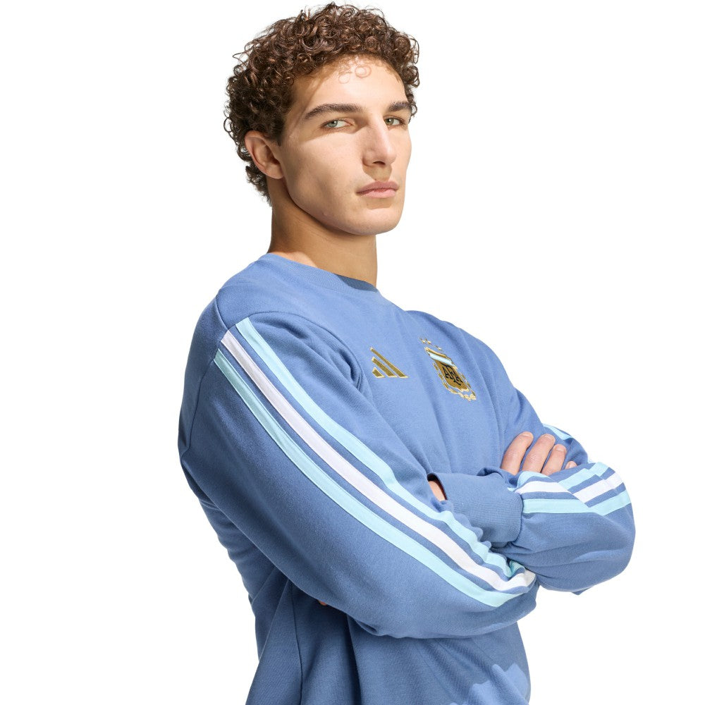 Argentina National Team FIFA x World Cup Alphaskin Crewneck Sweatshirt Blue - Adidas