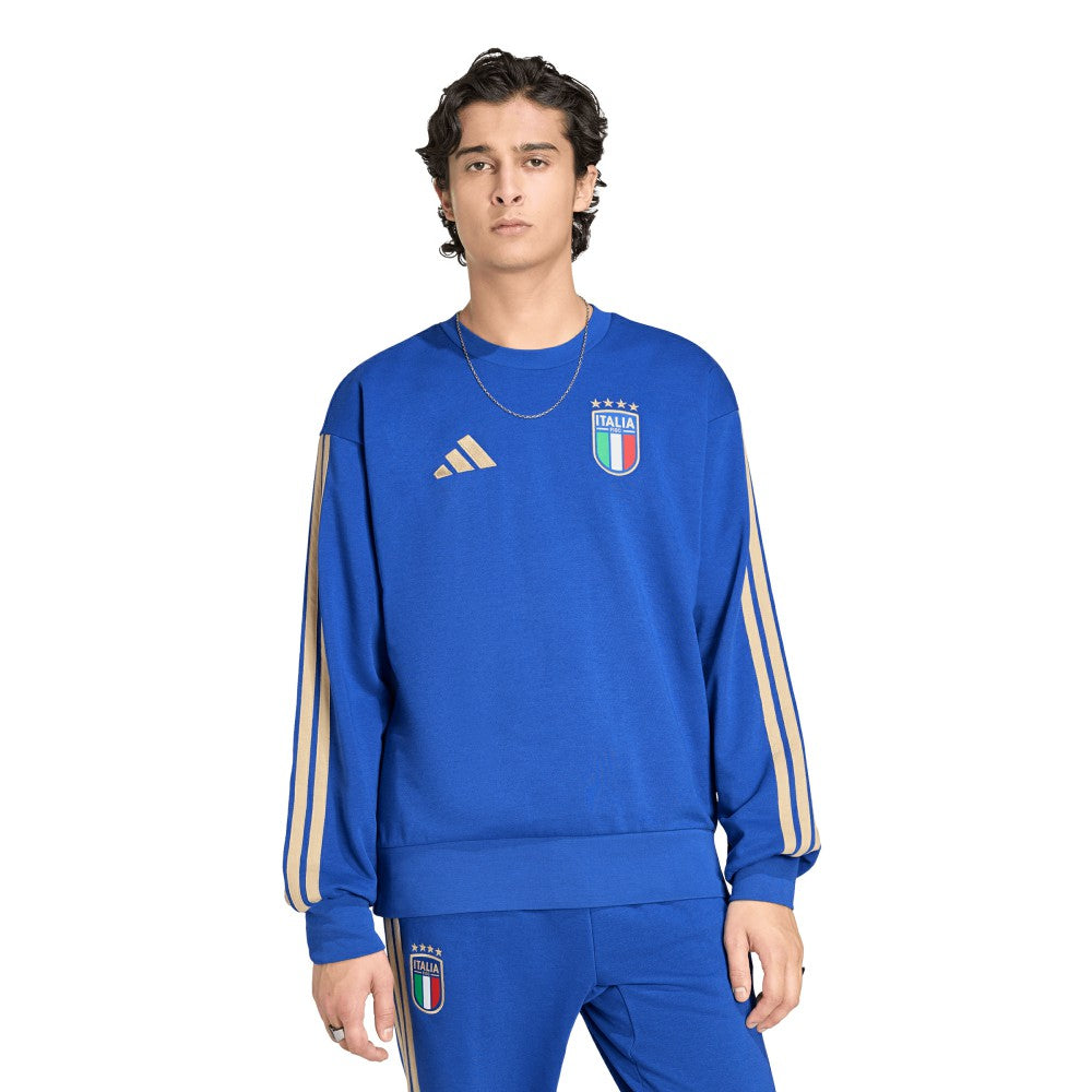 Italy National Team FIFA x World Cup Alphaskin Crewneck Sweatshirt Blue - Adidas