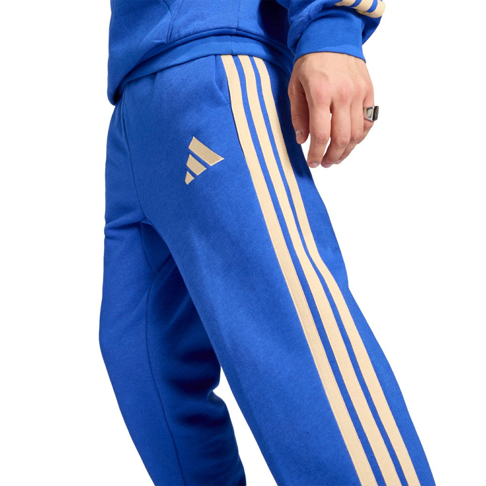 Italy National Team Alphaskin Fleece Pants Blue - Adidas