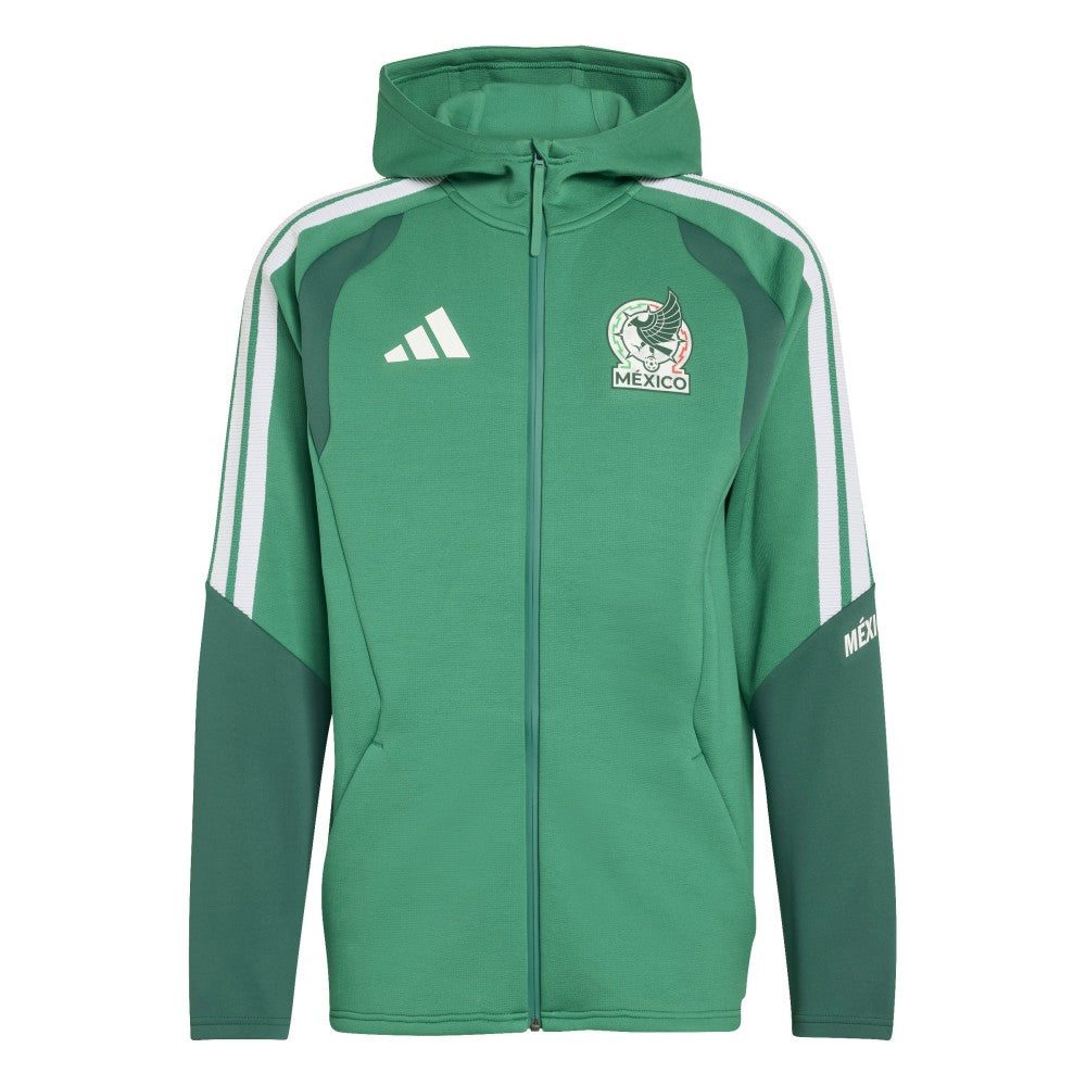 Mexico National Team FIFA x World Cup Tiro Pro Full-Zip Hoodie Green - Adidas