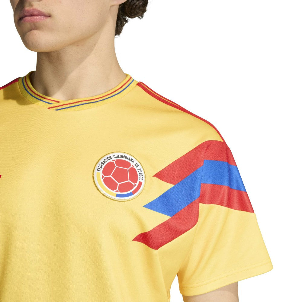 Colombia National Team 1990 Bringback Home Jersey Yellow - Adidas
