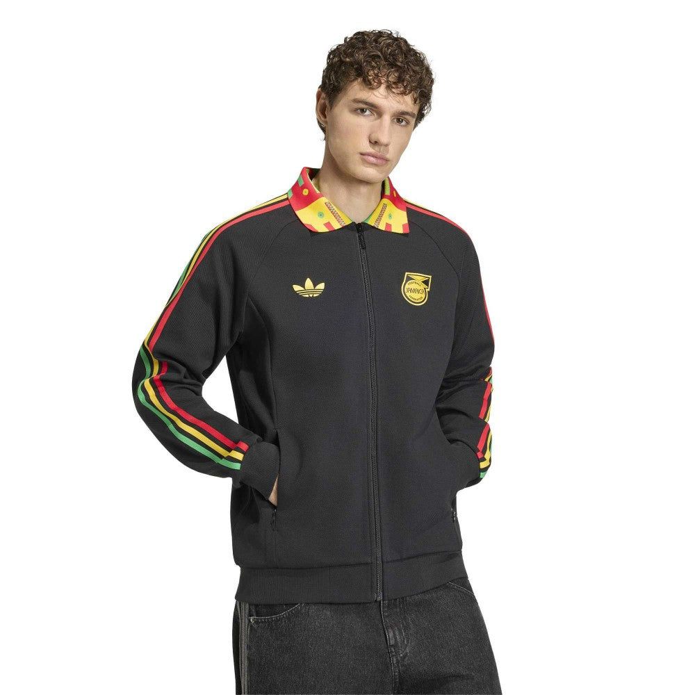 Jamaica National Team Anthem Full-Zip Jacket Black - Adidas