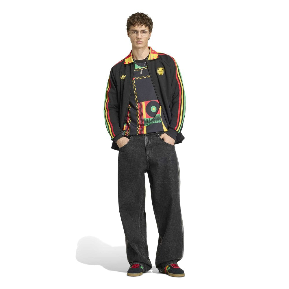 Jamaica National Team Anthem Full-Zip Jacket Black - Adidas