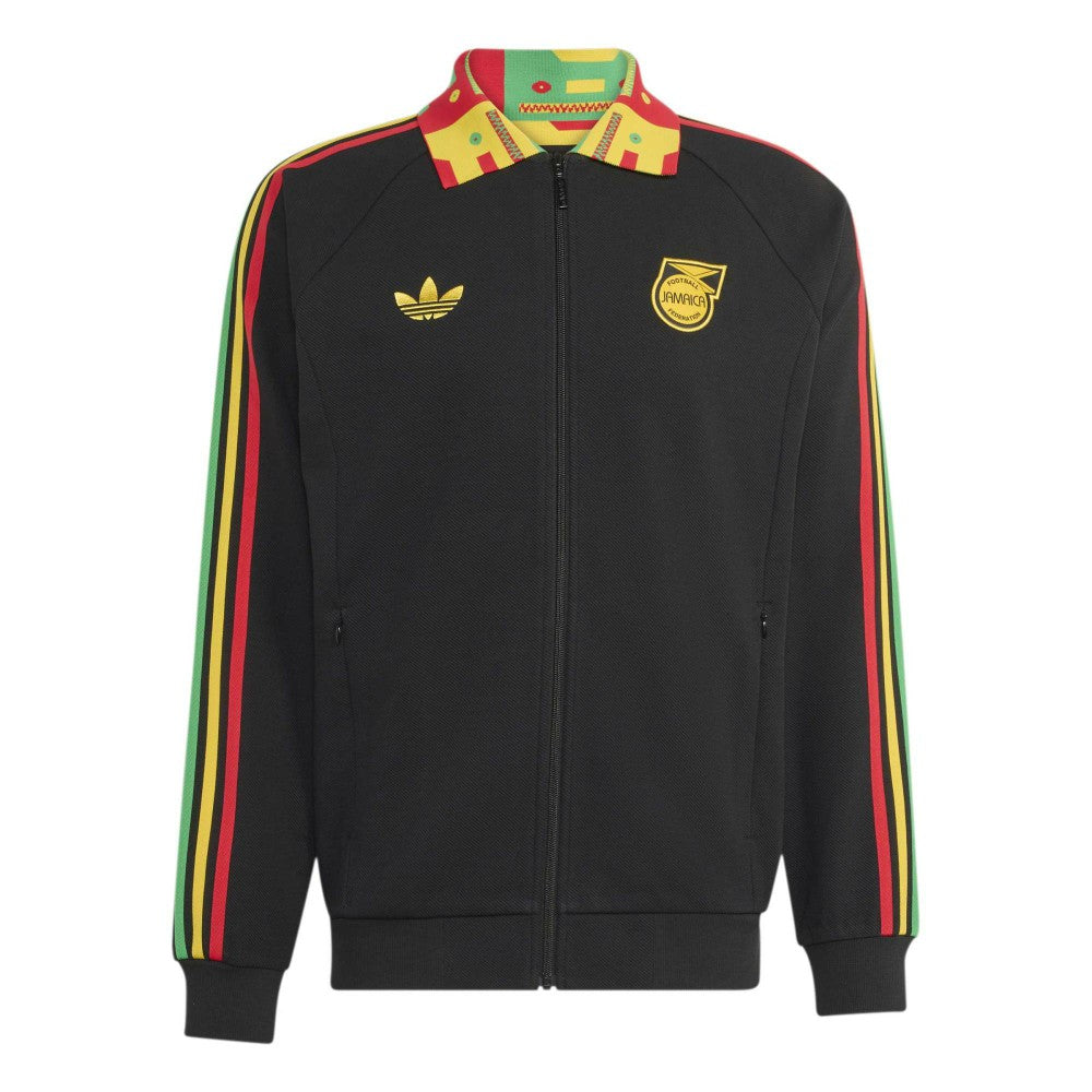 Jamaica National Team Anthem Full-Zip Jacket Black - Adidas