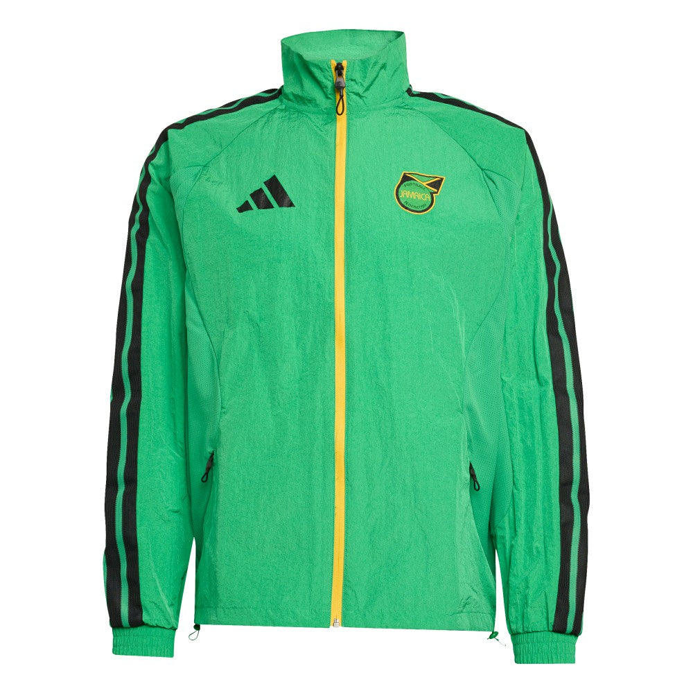 Jamaica National Team Anthem Full-Zip Jacket Green - Adidas