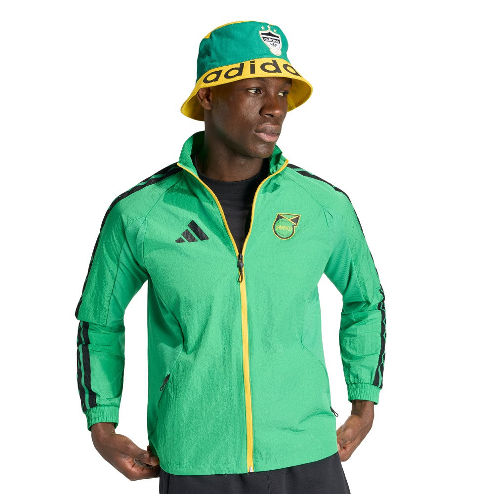Jamaica National Team Anthem Full-Zip Jacket Green - Adidas