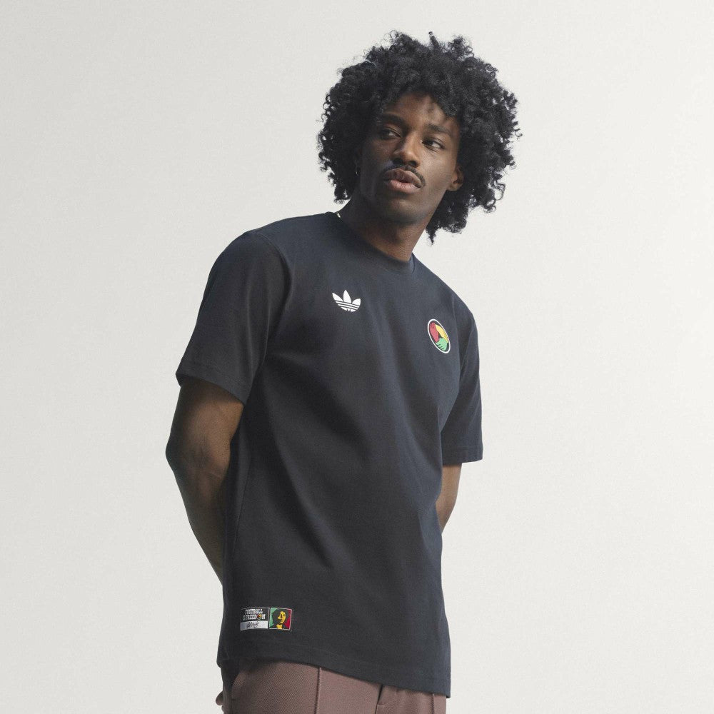 Jamaica National Team x Bob Marley Originals T-Shirt Black - Adidas
