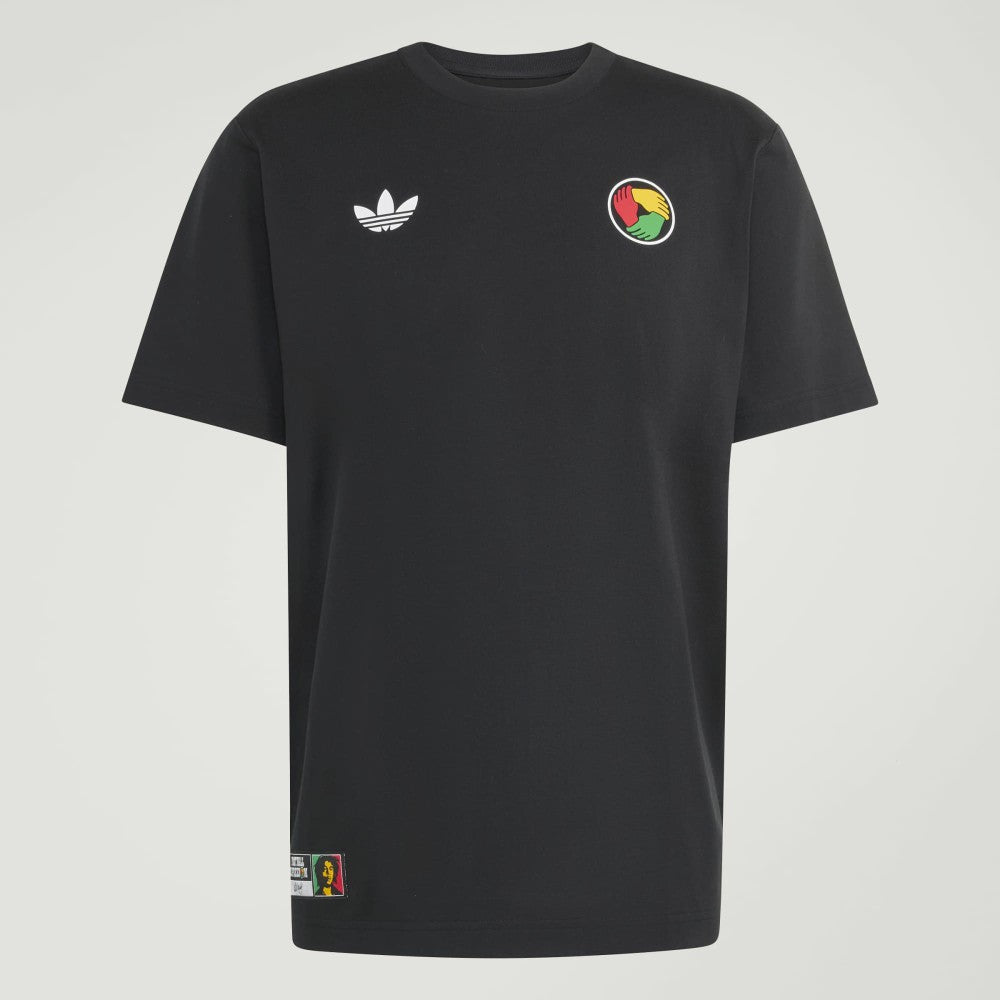 Jamaica National Team x Bob Marley Originals T-Shirt Black - Adidas