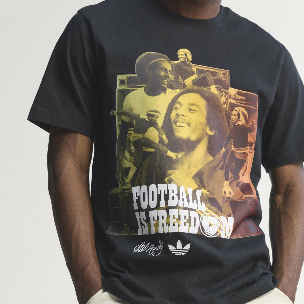Jamaica National Team x Bob Marley Originals T-Shirt Black - Adidas