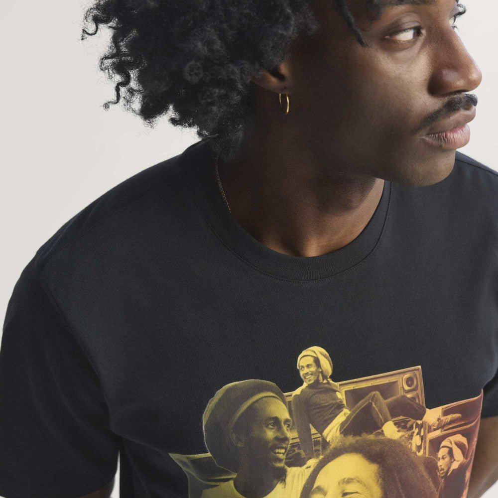 Jamaica National Team x Bob Marley Originals T-Shirt Black - Adidas