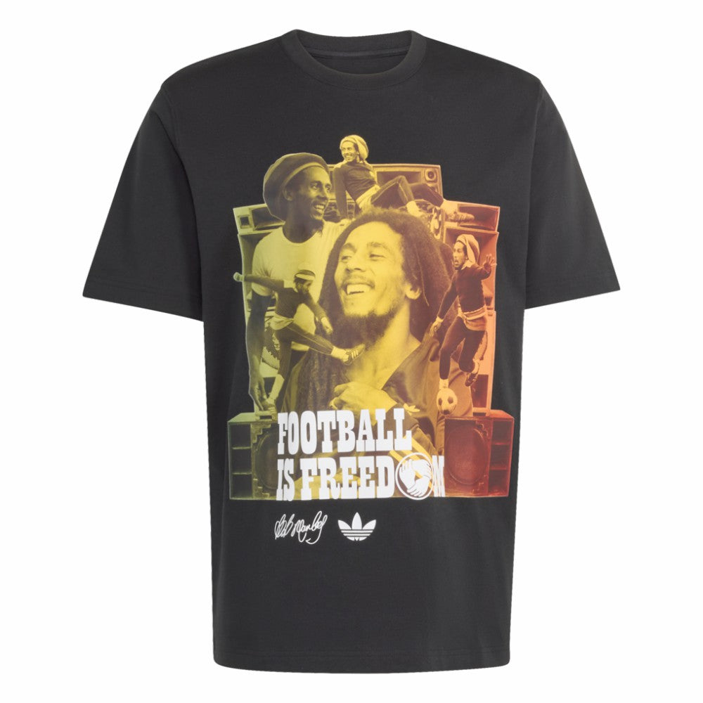 Jamaica National Team x Bob Marley Originals T-Shirt Black - Adidas